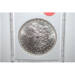 1889 Silver Morgan $1; SGS Graded MS65; EST. $120-130