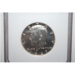 1967 SMS Kennedy Half Dollar; NGC Graded MS66 Ultra Cameo; EST. $15-20