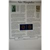 Image 2 : 2000 New Hampshire State Quarter Set With US Postal Stamps & History; P&D Mints; EST. $3-5