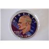 Image 1 : 1976 Bicentennial Eisenhower $1 Colorized; EST. $3-5