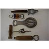 Image 1 : Various Corkscrews, Bottle Openers, Etc.; Lot of 5; EST. $10-20