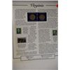 Image 1 : 2000 Virginia State Quarter Set With US Postal Stamps & History; P&D Mints; EST. $3-5