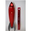 Image 1 : Vintage Metal Toy Rocket; EST. $15-20