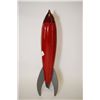 Image 2 : Vintage Metal Toy Rocket; EST. $15-20