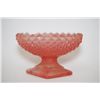 Image 2 : Pink Colored Depression Glass Master Salt Bowl; EST. $15-20