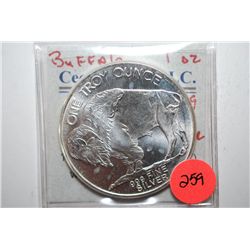 Silver Round  Buffalo Nickel ; .999 Fine Silver 1 Oz.; EST. $30-40