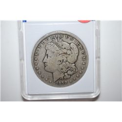1878-CC Silver Morgan $1; NES Graded G4; EST. $75-125