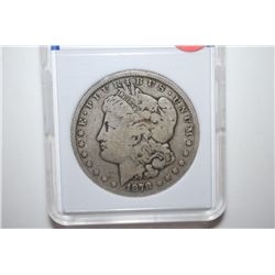 1878-CC Silver Morgan $1; NES Graded G4; EST. $75-125