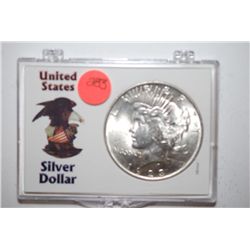 1923 Peace $1 In United States Silver Dollar Holder; EST. $30-40