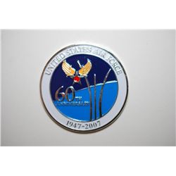 1947-2007 United States Air Force 60th Anniversary Military Challenge Medal; One Team One Mission; E