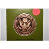 Image 2 : 1971-1974 US Virgin Islands First Elected Governor's Inaugural Commemorative Medal; Solid Franklin B