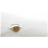 Image 1 : Sterling Silver ring with 10 red Diamonds