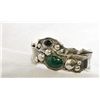 Image 1 : 1.08 ounce Silver Turquiose Native cuff