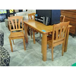 Dining room table with 4 chairs
