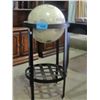 Image 1 : Floor model world globe with metal base