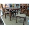 Image 2 : Dining room table with jacknife leaf and 4 chairs
