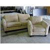 Image 1 : 2pc sofa and chair set