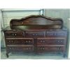 Image 1 : 7 drawer dresser with queen size headboard