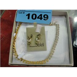 Ladies necklace and earring set
