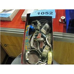 Box of assorted wrist watches