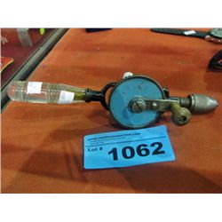 Antique manual drill