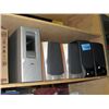 Image 1 : Shelf lot of assorted home audio speakers