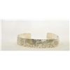 Image 1 : Silver hand carved cuff Signed 1997 R.B native