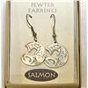 Image 1 : Native Salmon earrings