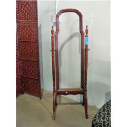 Mahogany framed chevelle mirror (needs mirror)