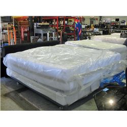 King size memory foam mattress and boxspring set
