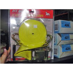 Pitbull 2" by 27Foot rachet tie down