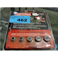 Craftsman bolt old damaged bolt/ nut remover set
