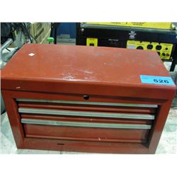 Red toolbox and contents