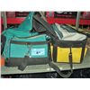 Image 1 : Shelf lot of assorted tool bags; mikita, dewault