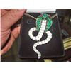 Image 1 : Gemstone cobra pendant and chain