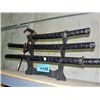 Image 1 : 3pc ninja sword decorative set with stand