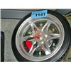 Image 1 : Radial tire lighted wall clock