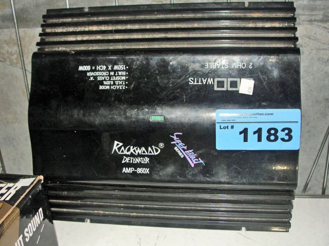 Rockwood detenator super blast car amp