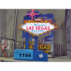 Welcome to fabulous las vegas lighted sign