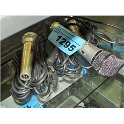 Lot of 3 microphones