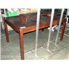 Image 1 : Dining room table with one leaf
