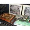 Image 1 : Shelf lot of pictures prints and original art work