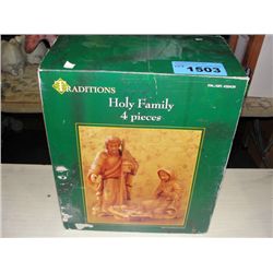 Holiday family 4pc nativity scene