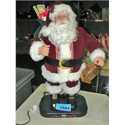 Mechanical santa claus decoration