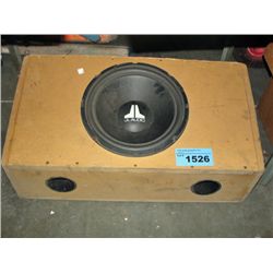 JL audio car sub box