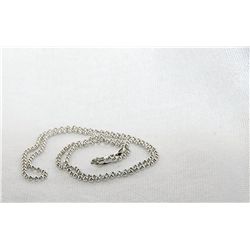 Man's 925 Silver ball chain necklace