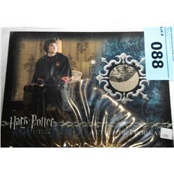 Harry Potters authentic prop card