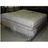 Image 1 : King size memory foam mattress and boxspring set