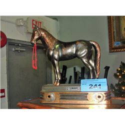 Early 1900s cast metal horse radio