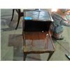 Image 1 : Pair of 1950-60s mahogany step end tables